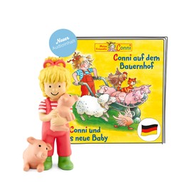 tonies Audio Figures for Toniebox, Conni - Conni on the Farm/Conni and the New Baby, Audio Play for Children from 3 Years, Playing Time Approx. 43 Minutes