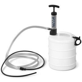 Trac Outdoors 7-Liter Fluid Extractor - Perfect for Any Situation Where Draining is Difficult - Ideal for All Types of Motors, Watercraft and Vehicles (69362)
