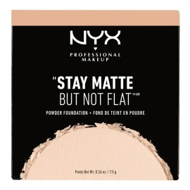 Base de maquillaje en polvo NYX Professional Makeup Base Maquillaje En Polvo Stay Matte But Not Flat tono nude - 7.5g