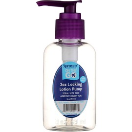 Sprayco Lotion Pump Bottle Clear 3 Ounce, Multicolor, One Size