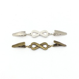 Pack of 2 Vintage Pullover Clips Retro Cardigan Clip Collar Clip Scarf Clip Shirt Clip Brooches for Women Girls Blouse Cardigan Accessories Dresses Scarf, Metal