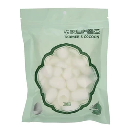 30pcs Face Cleaning Natural Silks Cocoons Blackhead Removal Exfoliating Silkworm Balls