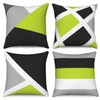 Hnmdmyi Green Cushion Covers 45 x 45 cm Set of