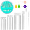 Hekisn 60-Pack Premium Hand Sewing Needles Set, 6 Sizes Embroidery