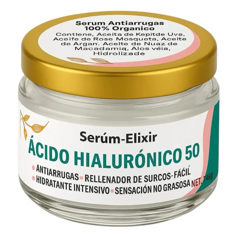 Crema Antiarrugas - 50 Acido Hialuronico 120g
