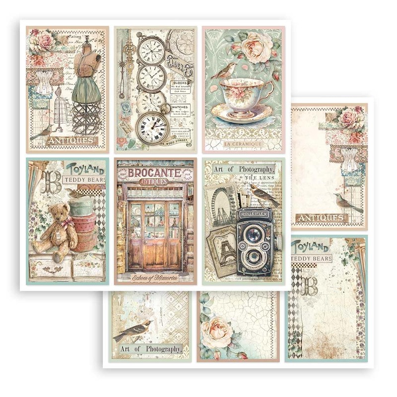 Stamperia Scrapbooking Small Pad 10 Fogli cm 20,3 X 20,3