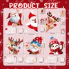 Christmas Window Clings Cute Elk Snowflake Santa Claus Snowflake Snowman
