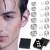 Lilbitty Pack of 12 Fake Nose Studs Fake Nose Ring