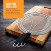 U.S. Kitchen Supply 3-Piece Stainless Steel Splatter Guard Set (13",