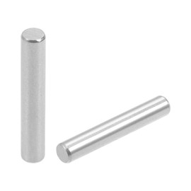 sourcing map 50pcs 3mm x 18mm Dowel Pin 304 Stainless Steel Shelf Pegs Support Shelves Silver Tone