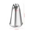 BELTI Stainless Steel Eight Teeth Drop Rose Flower Icing Piping