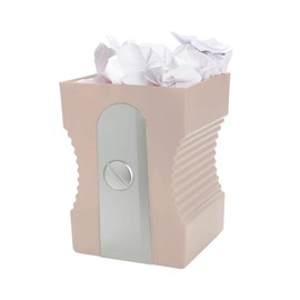 balvi Sharpener Waste Paper Bin, Pink, Recycled Waste Paper Bin, Ideal Accessory for the Study