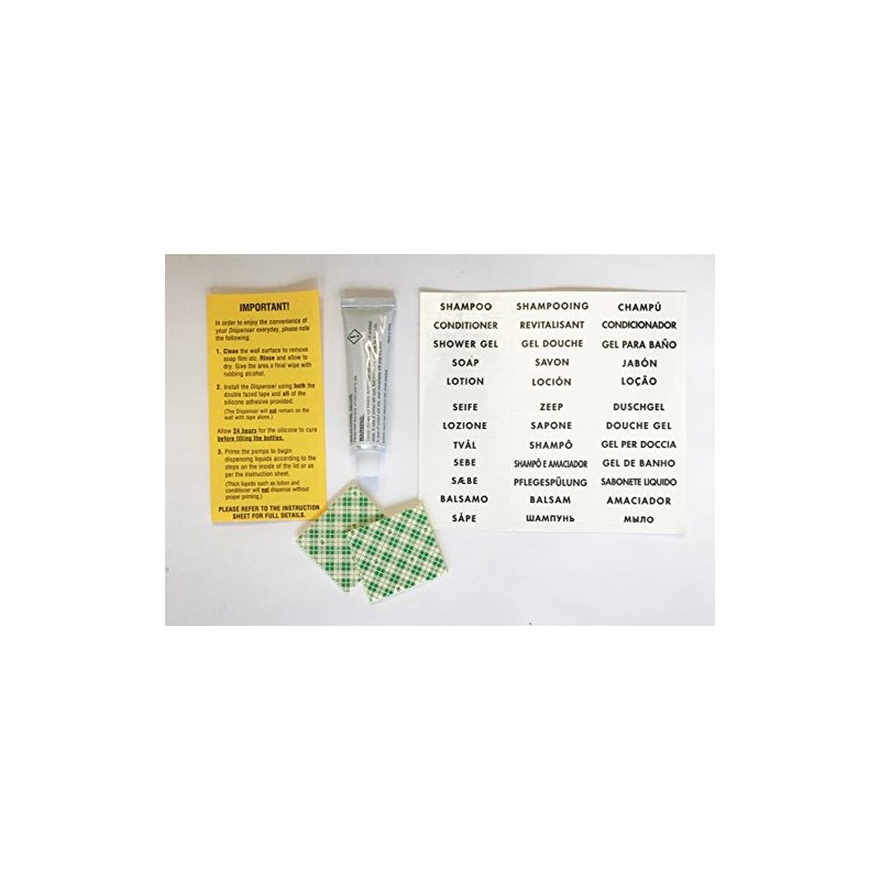 BETEC Aviva III 36350 Soap Dispenser with 3 Compartments Wall