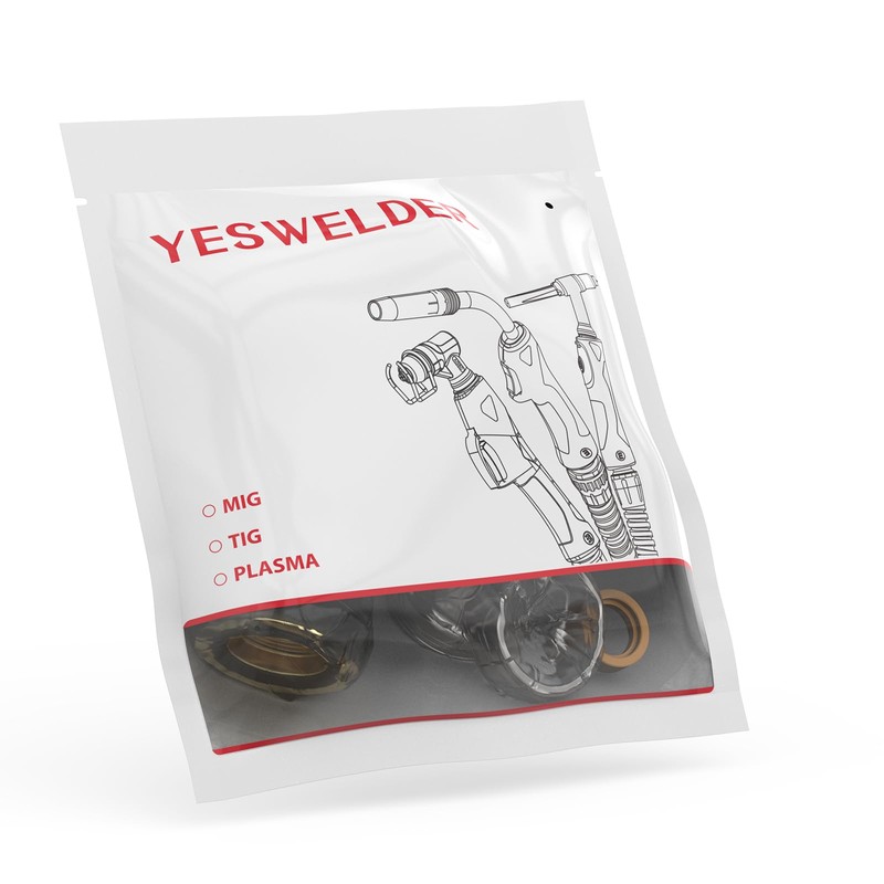 YESWELDER 24pcs Plasma Cutting Torch Consumables Sets Tip Electrode of