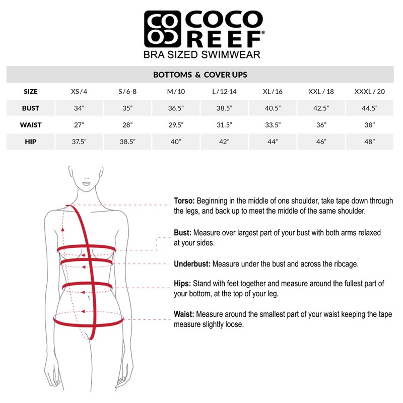 Coco Reef Elevate - Parte superior de bikini con aros