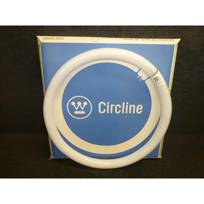 Westinghouse (2) WESTINGHOUSE 16" CIRCLINE FLUORESCENT LAMP BULB, 40W, COOL