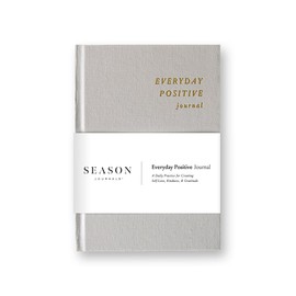 Everyday Positive Journal | Daily Mindfulness Journal for Happiness, Self-Love, Kindness & Gratitude | 120 Day Undated Planner Journal for Women & Men | Simple Guided Journal for Mornings