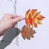 Winlyn 24 Sets Fall Leaf Suncatchers Ornaments Decorations DIY Window