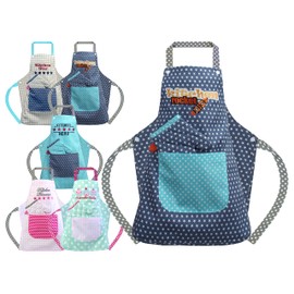 Emily´s Check Kitchen Rocket Kitchen Apron & Oven Glove for Children 468.550, 3-6 Years