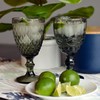 WHW Whole House Worlds Baroque Goblet Glasses, Set of 6,