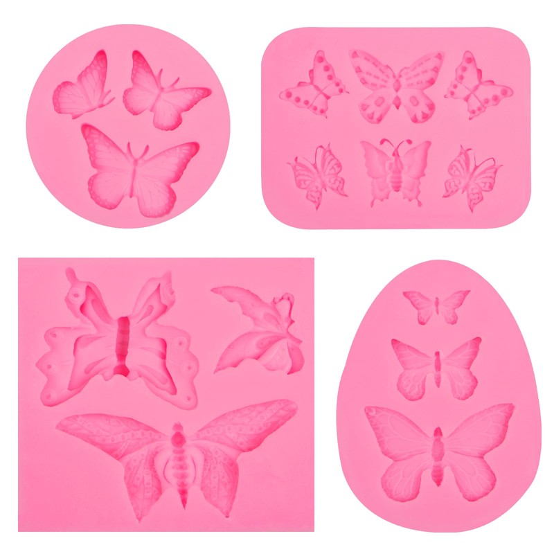 Molde de arcilla mariposa Z222