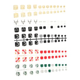 Beavorty 5sets Full Cover Artificial Toenails for DIY Nail Art Easy to Use Press Pedicure Tips for Parties and Special Occasions