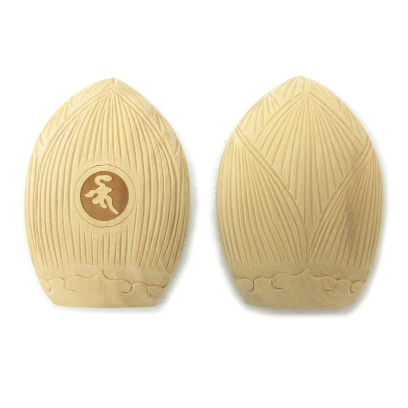 木彫 of Buddhist Buddha/Buddha 香合 Bishamonten Tsuge