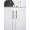 CABDM 6 Pack 3 Inch Kitchen Cabinet Handles Champagne Bronze