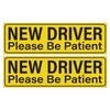 2pcs New Driver Sticker Please Be Patient Decal | Self