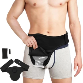 Fanwer Ostomy Belt Black Men & Women - Stealth Colostomy Belt for Ostomy Bag, Ostomy Wrap Abdomen, Ostomy Support Belt, Colostomy Bag Covers for Sport & Daily Life