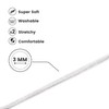 Elastic Cord for Masks, 3mm Elastic for Face Masks (White,