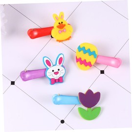 Baluue 20Pcs Cartoon Rabbit Hair Clips for Adorable Easter Bobby Pins Fun Hair Accessories Random Patterns for Parties and Events