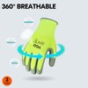 Vgo... 10Pairs Safety Work Gloves,Gardening Gloves,Polyurethane Coated,Dipping Gloves,Latex Free(PU2103)