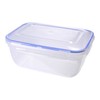 Homéa, 4 Litre Plastic Airtight Container with Snap On Lid