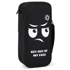 Wzone Pencil Case Large Capacity with Organiser 5 Compartments for Boys Girls Pencil Case Desk Organiser School & Office Student, goomf, pencil case