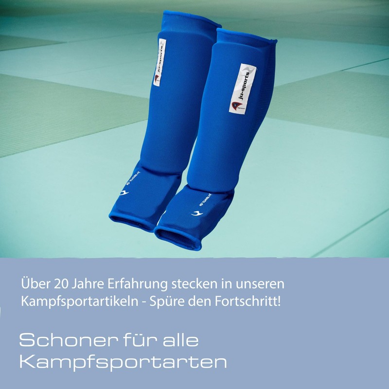 Ju-Sports Shin Guards - XL, Blue