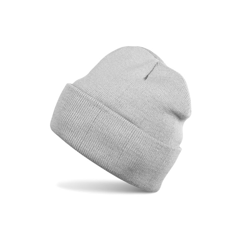 styleBREAKER Unisex Beanie Knitted Hat Solid Color, Fine Knit Hat