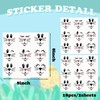 18 Pcs Easter Bunny Face Vinyl Decals - Bunny Faces