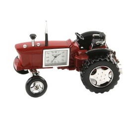Widdop Bingham, Tractor Miniature Collectors Clock, Red