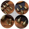 Operitacx 3 Stück Teiliges Set Retro Messing Glocken Anhänger für