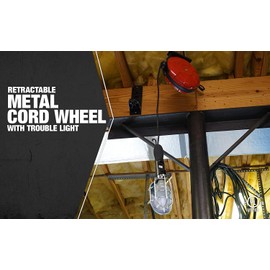 Woods 48000 Cord Reel, 40 Foot, Orange