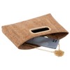 Cork Top Handle Clutch, Solid