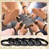 Anglechic 100 Pcs John 3: 16 Silicone Wristbands Bible Verse
