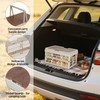 Yummy Sam Collapsible Storage Bin with Wooden Lid & Handle,