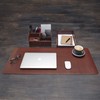 Gallaway Leather Letter Tray Desk Organizer - Paper Tray for