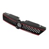 Front Upper Lower Grille Red Trim With Bezel Replacement for
