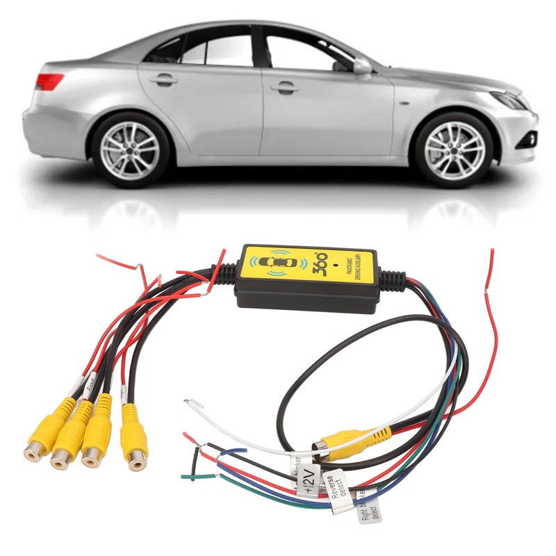 Video Switcher, Intelligent Car Video Switcher Converter, 4 Input 1