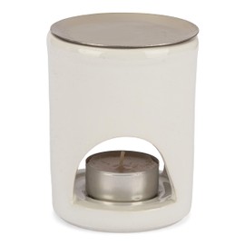 NKlaus Incense Burner Stainless Steel Sheet White for Frankincense Herbs Incense Handmade 2598