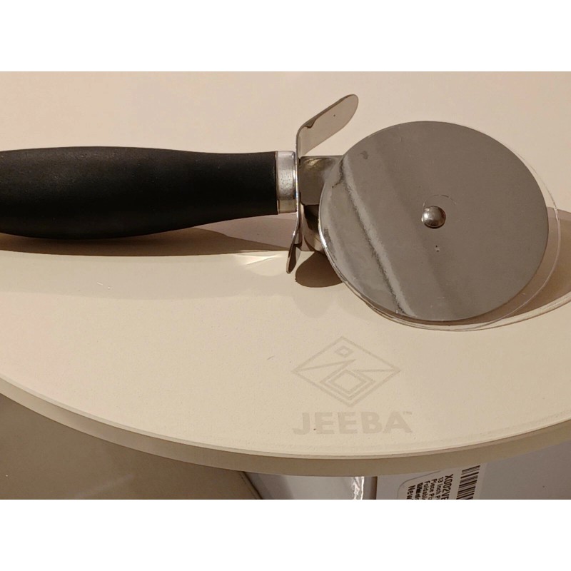 Jeeba 3-Piece Pizza Stone Pizza Grilling Set, 13" Pizza Grilling