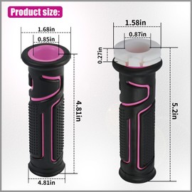 2C0262400000 Grip Assembly Compatible with Yamaha YZF-R6 YZF-R1 R6 R1 S M，Throttle Tube W/Grip 2C0-26240-00-00(Powder)